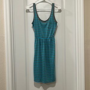 Just Love tank style w/waist, mini pocket knee length, cotton/poly dress size S